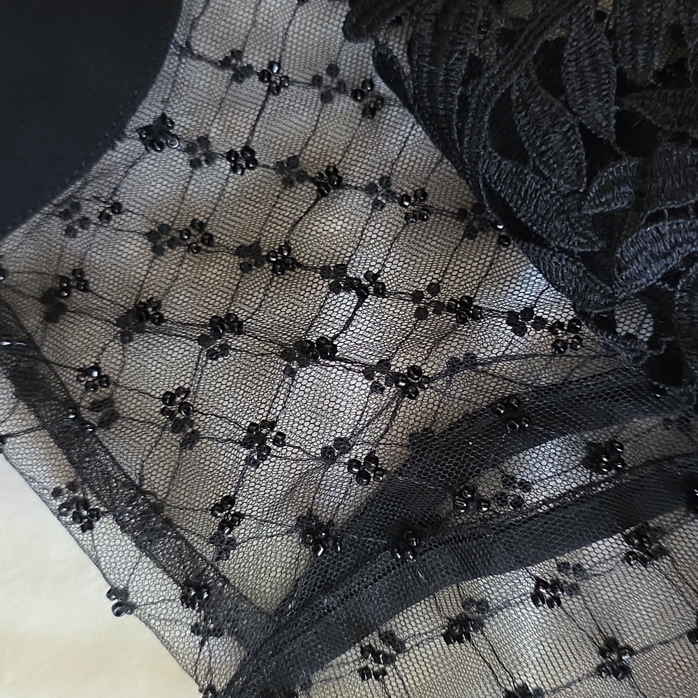 Self-Portrait Black Lace Blouse - Picture 6 of 9